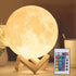 16-Color LED Moon Lamp